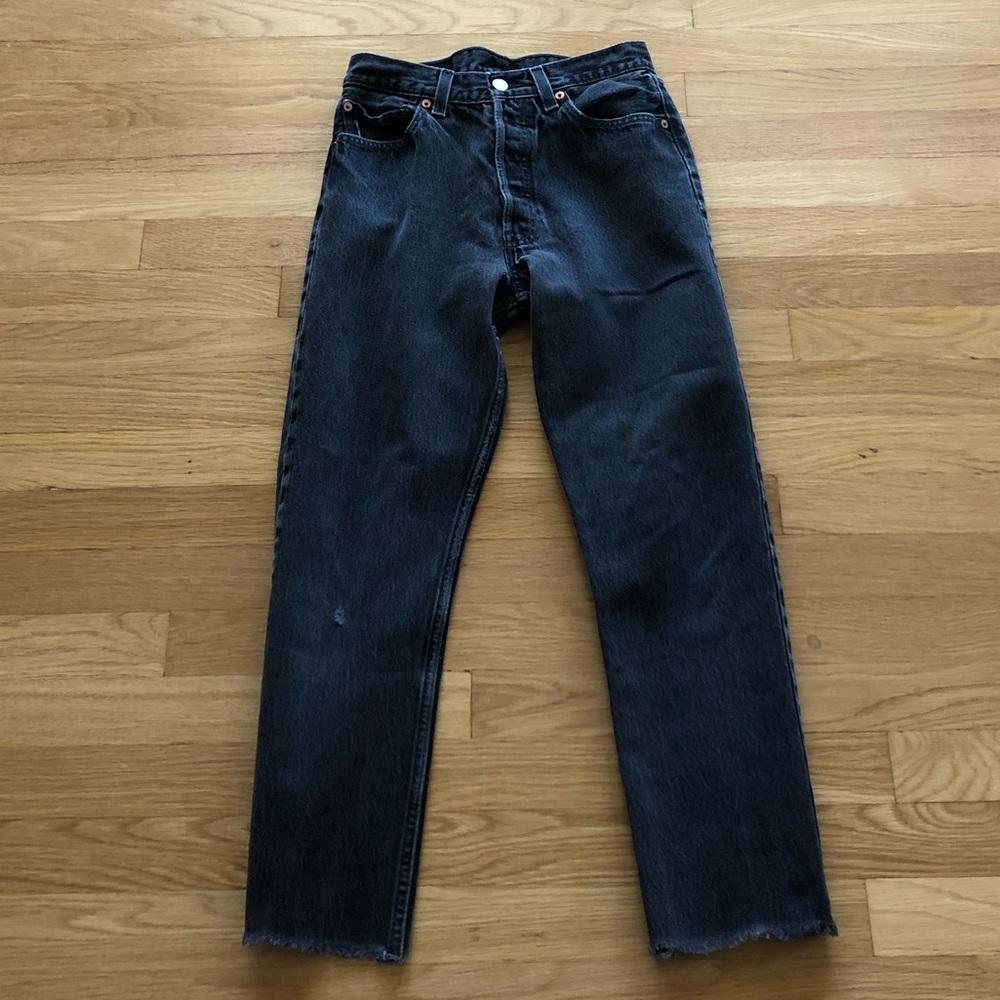 Vintage reworked denim Black Levi’s sz 26